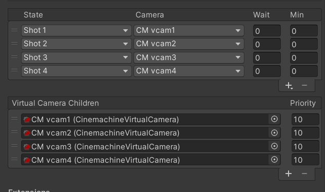 Set up the new state in the state list