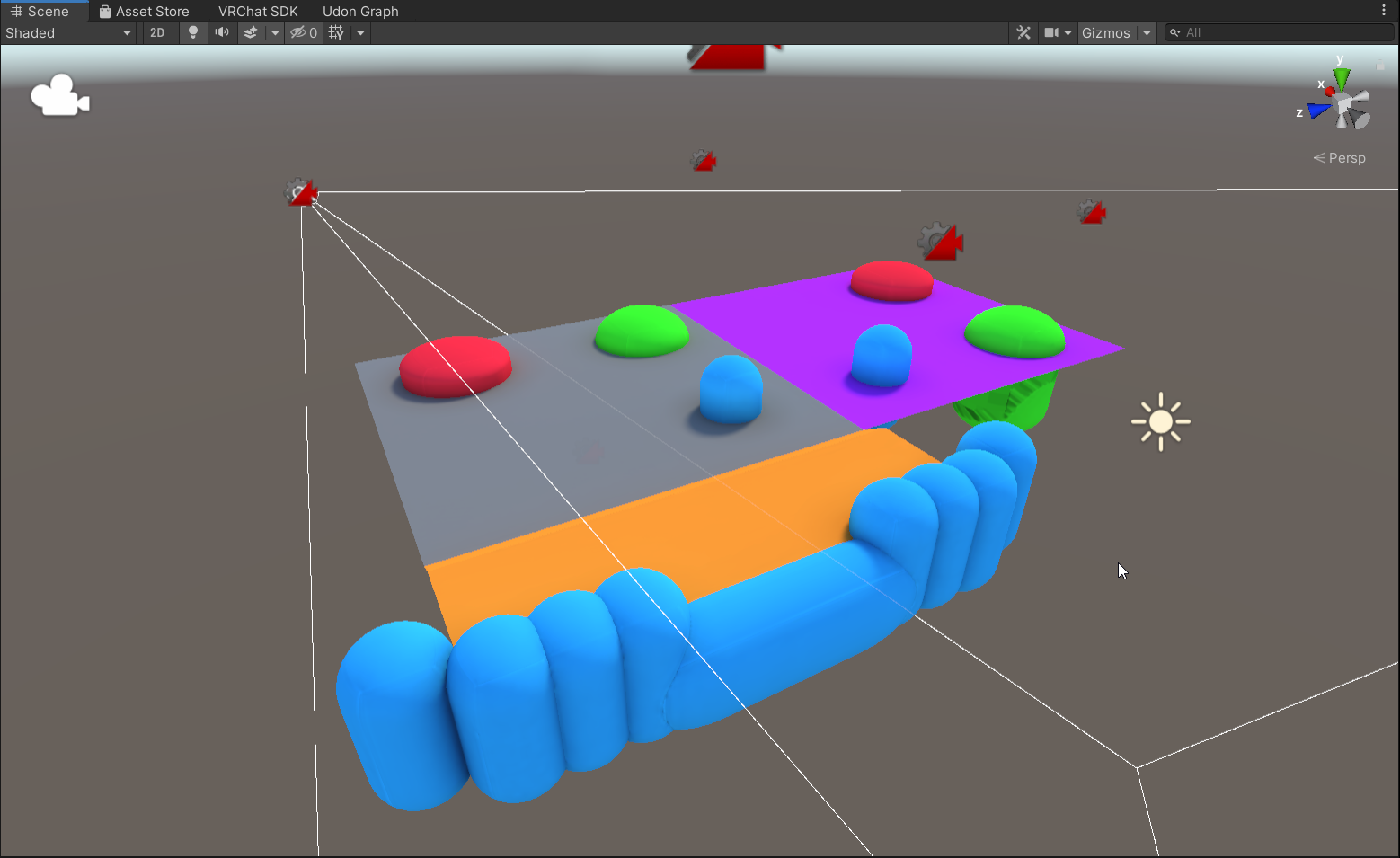 What a lovely, totally not made-in-30-seconds-out-of-primitives stage! What a lovely, totally not made-in-30-seconds-out-of-primitives stage!