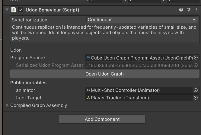 Assigning necessary references