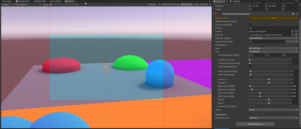 Some of the general-purpose speaker-tracking settings Some of the general-purpose speaker-tracking settings