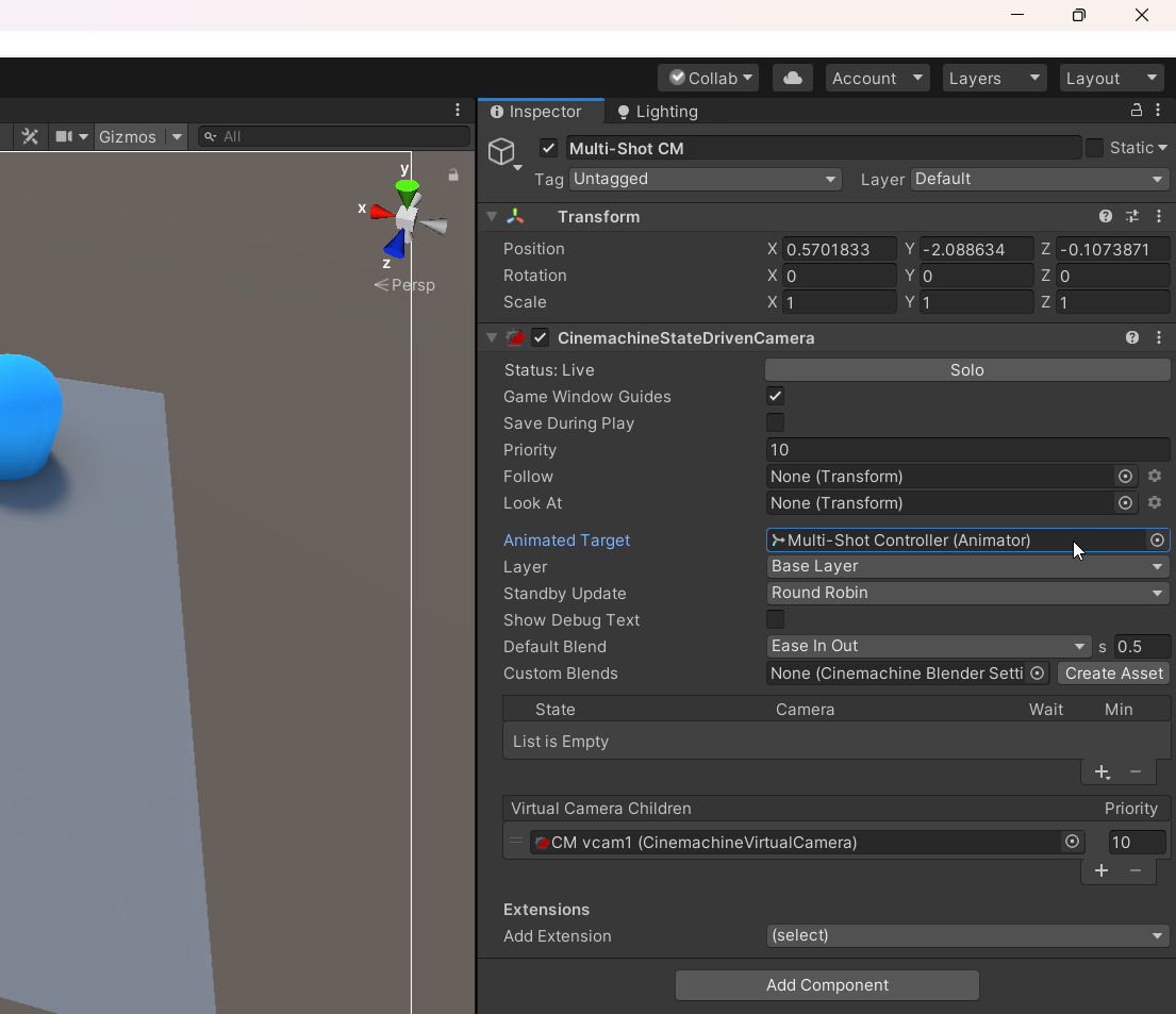 Setting our animated target